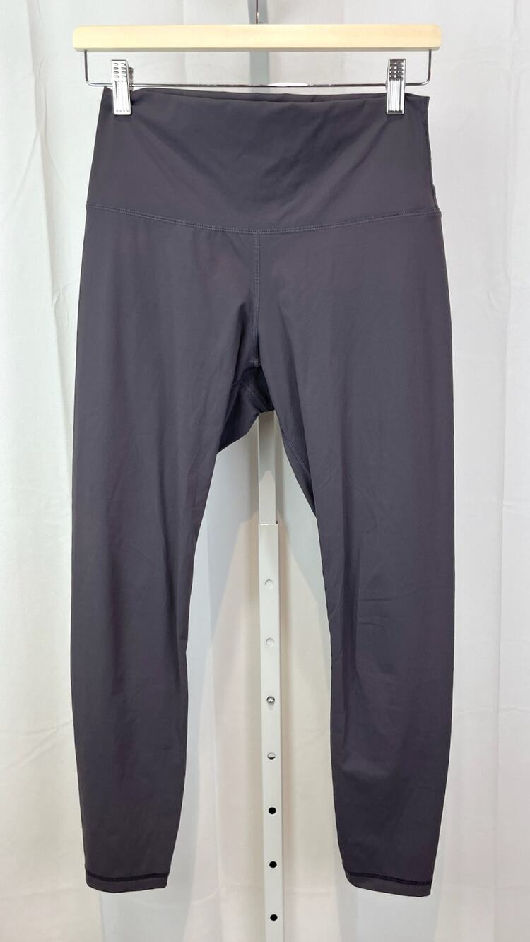 EVERLANE Size M Perform Ankle Leggings Stretch Nylon Purple Gray